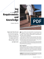 Capturing Project Requirements and Knowledge