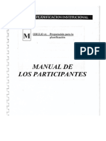 Manual de Planificación