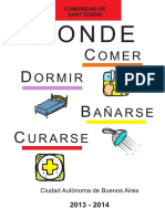 Dónde Comer, Dormir, Bañarse, Curarse - 2014