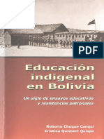 EDUCACIÓN INDIGENAL EN BOLIVIA