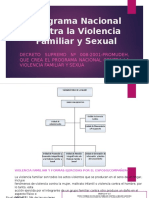 Programa Nacional Contra La Violencia Familiar y Sexual