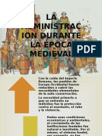 La Administracion Periodo Medieval