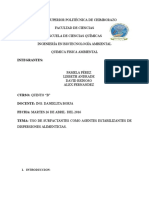 Trabajo Sobre El Uso de Surfactantes en La Industria Alimenticia