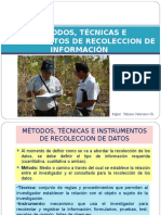 Tecnicas e Instrumentos de Investigacion