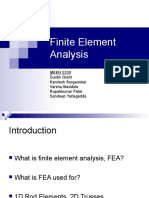 Finite Element Analysis: Understanding 1D Rods and 2D Trusses