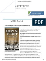 Left and Right - The Prospects For Liberty - Mises Daily