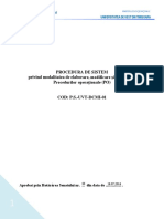 Procedura de Sistem Privind Elaborarea Procedurilor Operationale. HS 44 Din 18.07.2014.