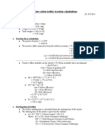 Traction Calculations