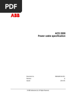 1 3BHS260164 - ACS 2000 Power Cable Specification - Rev.D