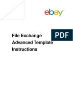 EBay File Exchange Advanced Instructions