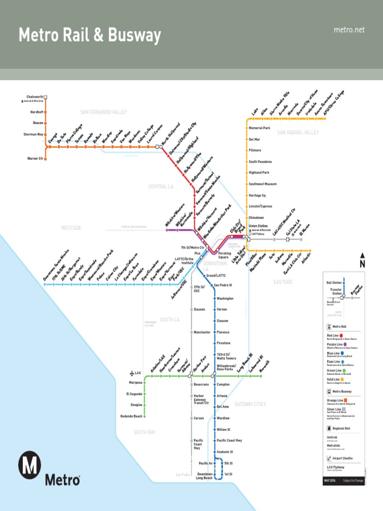 Metro Rail & Busway: San Fernando Valley | Download Free PDF | Los ...