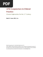 Apm Acupuncture Clinical Practice Acupuncture Traditional Chinese Medicine