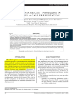 REF 5 Myasthenia Gravis -Problems in Diagnosis. a Case Presentation. Romanian Journal of Neurology.