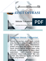 Download PRESENTASI METODE TRANSPORTASI1 by Zufri Hasrudy Siregar SN31408104 doc pdf