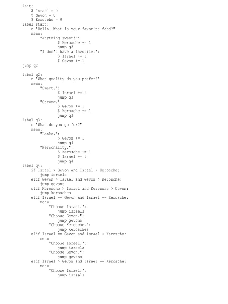 Points System For RenPy | PDF