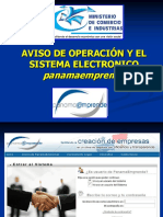 Procedimiento para Generar El Aviso de Operacion PDF