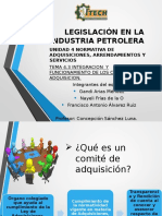 Legislación en La Industria Petrolera