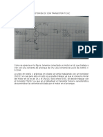 Motor en DC Con Transistor Ti 31c