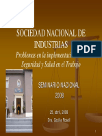 Problemas en La Implementación de Salud y Seguridad en El Trabajo PDF