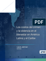 Los costos del crimen y la violencia en el bienestar en América latina y el Caribe  | Tesseract - Cualificación en Ciencias Penales