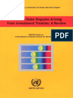United Nations Investor-State Disputes Arising From Investment Treaties - A Review (Unctad Series On International Investment Policies For Development) 2006