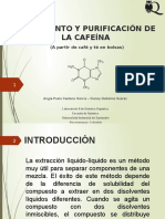 Aislamiento y Purificación de Cafeína A Partir de Té y Café 1
