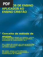 MÉTODOS DE ENSINO APLICADOS A EDUCAÇÃO