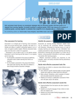 Assessment for Learning