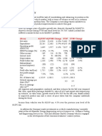 Example Financial Statement Analysis