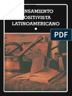 PEnsamiento positivista latinoamericano tomo 1 de Leopoldo Zea