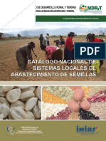 Catálogo Nacional de Sistemas Locales de Abastecimiento de Semillas (SLAS