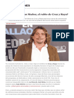 ¿Qué Fue de Juan Muñoz, El Rubio de Cruz y Raya_ _ Tentaciones _ EL PAÍS