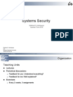 System Security Introduction 
