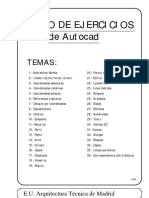 Ejercicios Autocad Básico PDF