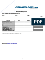 PHAT Day 4 Back and Shoulders Hypertrophy Day