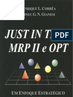 Just in Time - Mrp II e Opt - Ano 1993