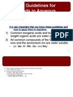 Solubility Guidelines