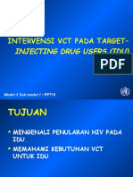 Intervensi VCT PD Target IDU