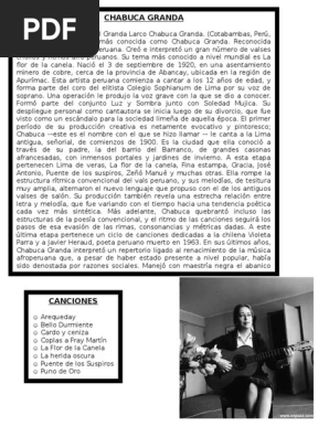 Canciones De Chabuca Granda Peru Entretenimiento General canciones de chabuca granda peru