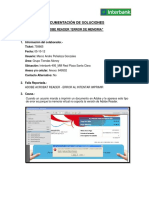 Adobe Reader-Error Memoria - Documento de Solución Vs 1.00 051012