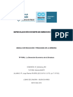 Dimension económica de la dictadura