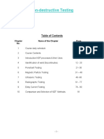 Non Destructive Testing