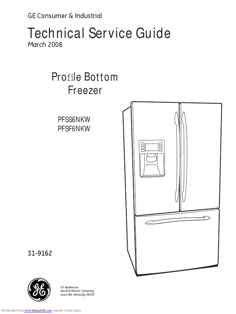General Electric Profile Refrigerator Manual Pdf