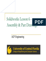 Solidworks Lesson 6 - Assembly & Part Drawings: UCF Engineering