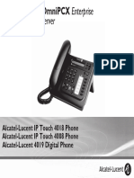 ENT PHONES IPTouch-4008-4018-4019Digital-OXEnterprise Manual 0907 FR