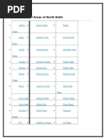 Delhi Area Names and Pin Codes List | PDF | Sikhism | Violence