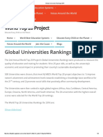 University Rankings 2016