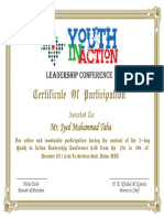 YIA Certificate 