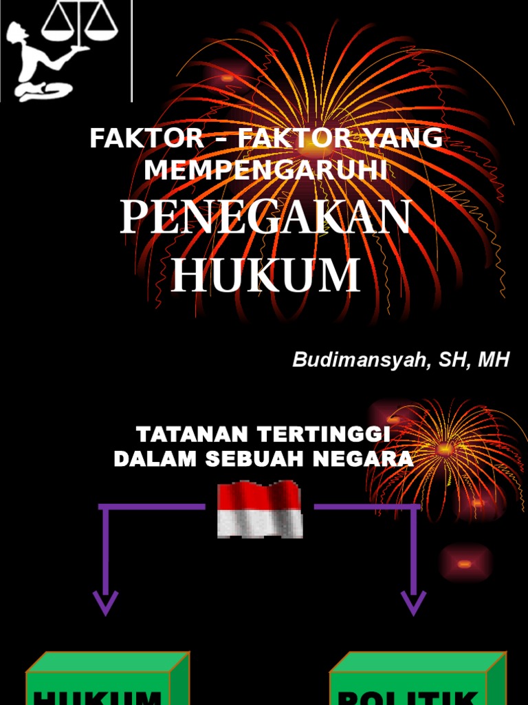 Faktorfaktor Yg Mempengaruhi Penegakan Hkum