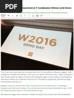 All 60 Startups That Launched at Y Combinator Winter 2016 Demo Day 1 - TechCrunch